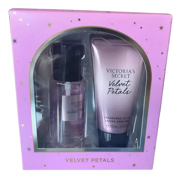 Producto - Victoria's Secret Set X 2 En Estuche , Bruma + Crema X75ml. VELVET PETALS