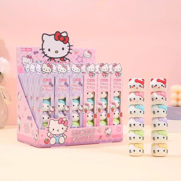 Producto - Resaltadores/ Marcador Apilable Kitty x 5