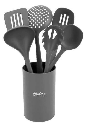 Producto - Set utensilios x7 con contenedor Hudson UT48G