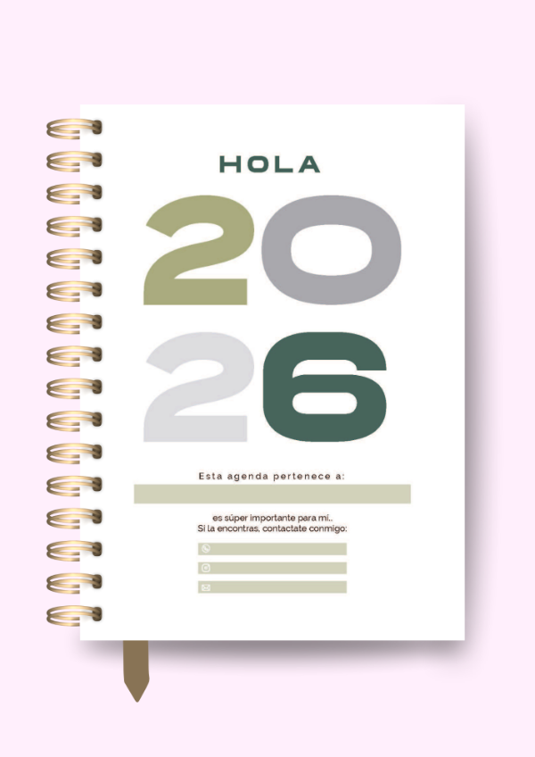 Producto - AGENDA ESTUDIANTIL 2026 UNISEX A5
