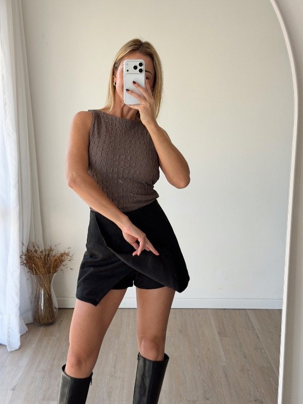 Producto - SHORT POLLERA JUNO GAMUZADO
