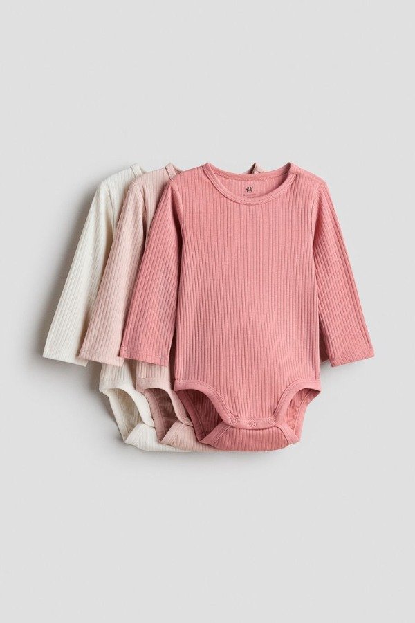 Producto - Pack x 3 bodies HyM en canale rosas