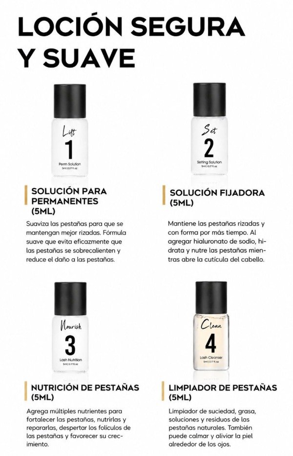 Producto - Kit de Lifting para pestañas Gollee - 3