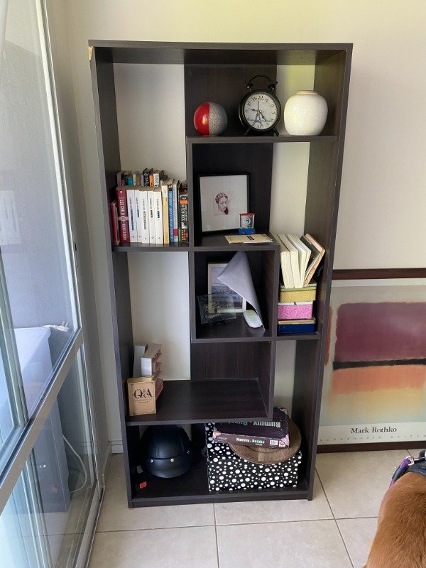 Producto - ESTANTERIA BIBLIOTECA MELAMINA 81x35x180 C/DET EN CANTO #10560