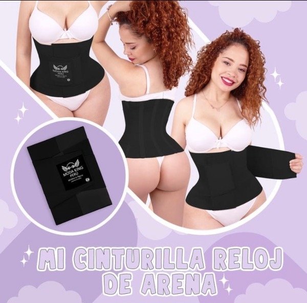 Producto - Faja Moda King reloj de arena Premium gancho - 1