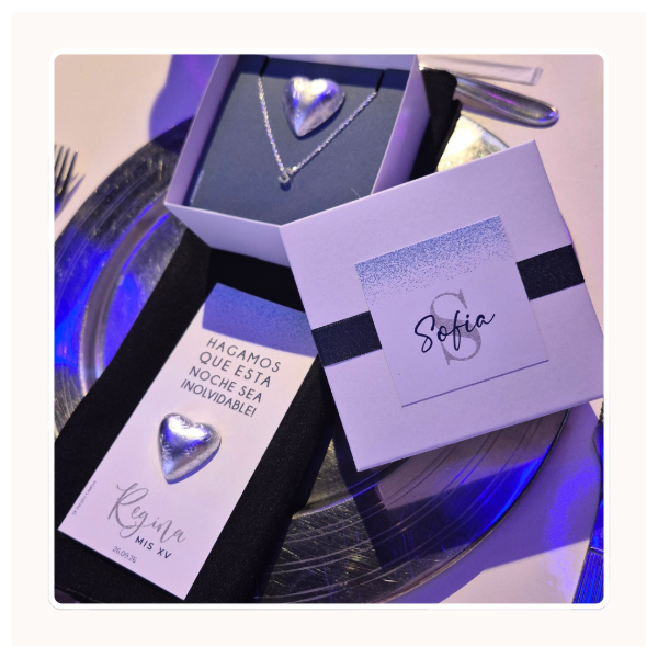 Producto - Caja personalizada con cadenita y dije - 5