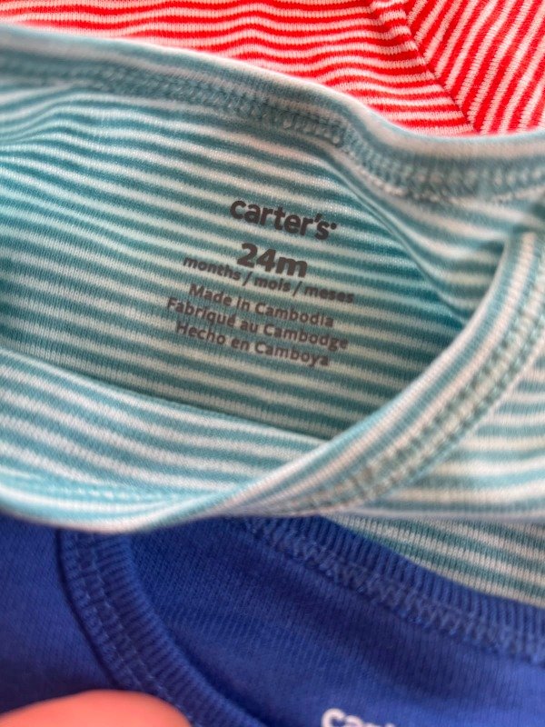 Producto - Pack x3 bodies CARTERS Talle 24 meses - 1