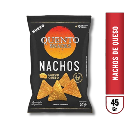 Producto - QUENTO NACHOS QUESO 40 GR.