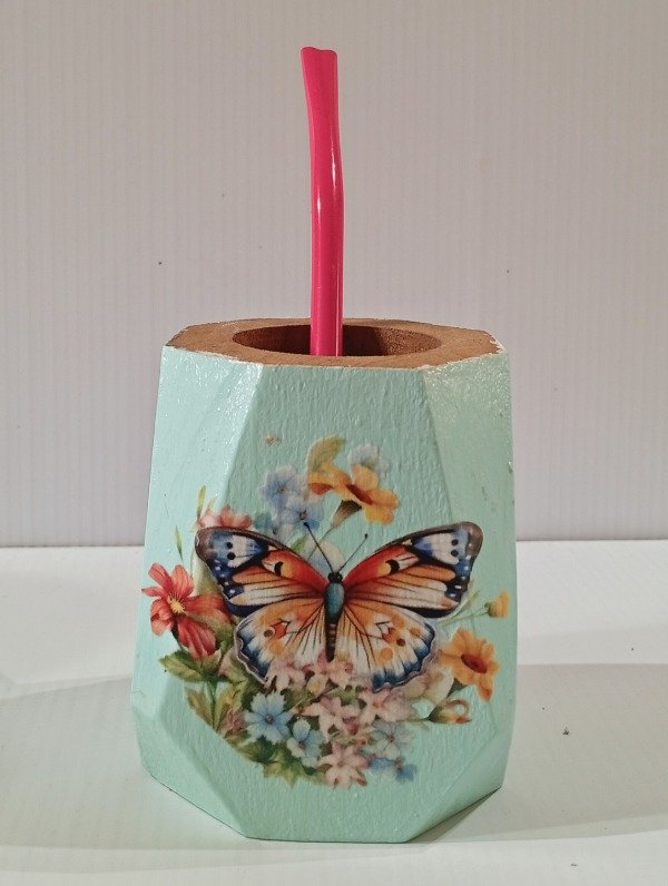 Producto - Mariposa Verde agua / Florecer