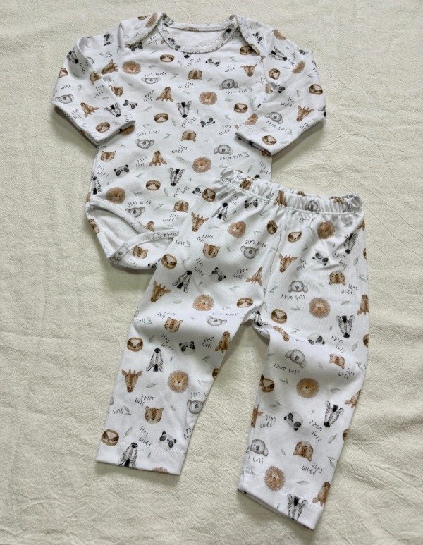 Producto - Conjunto Body + Pantalon Pima Animales