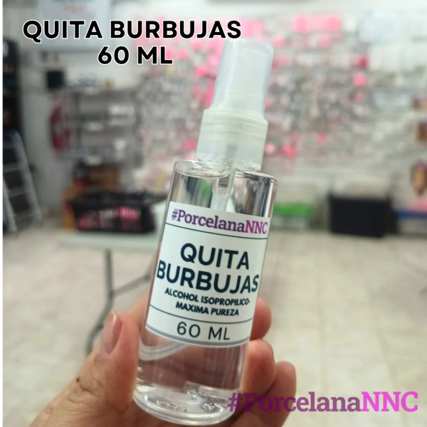 Producto - Quita burbujas alcohol Isopropílico 60 ML