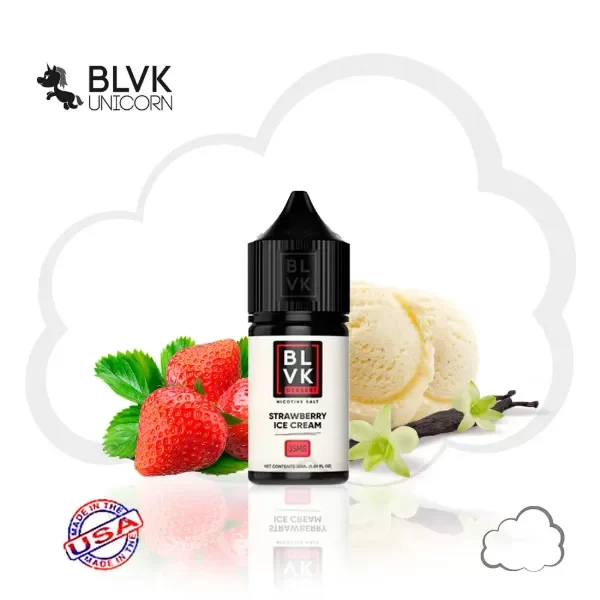 Producto - Blvk strawberry ice cream 50 mg frutillas crema salt