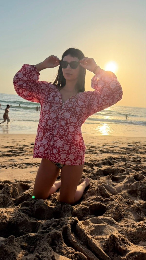 Producto - Camisola amapola roja L