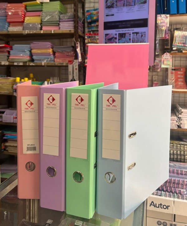 Producto - Biblioratos Pastel A4