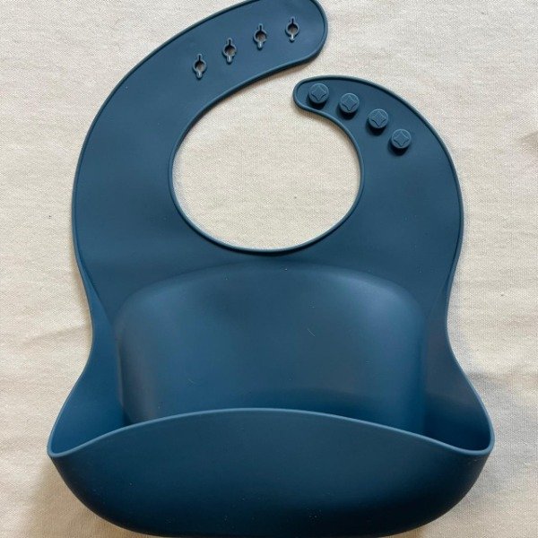 Producto - Baberos silicona azul