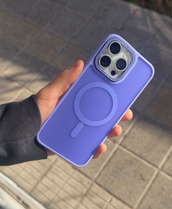 Producto - Funda MAGSAFE Matte Lila (Iphone 15 Pro)