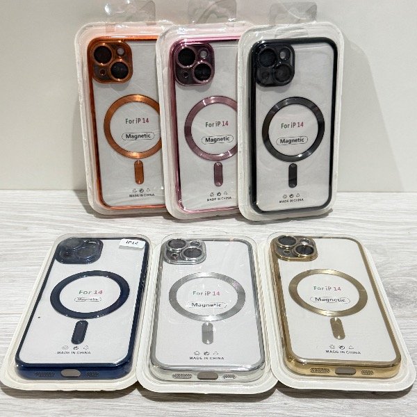 Producto - FUNDA MAGSAFE METALIZADA IPH 14