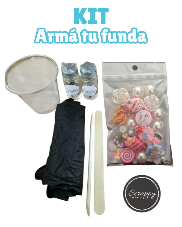 Producto - Kit Scrappy Funda Charms - Sweet Candy