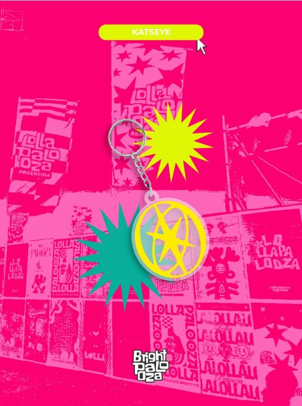 Producto - Llavero Katseye - BRIGHTPALOOZA