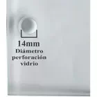 Producto - Rueda para mampara de baño corrediza ,vidrio de 8mm - 5