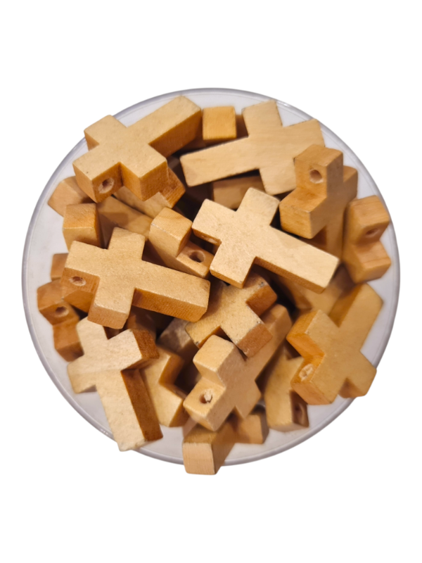 Producto - CUENTAS DE CRUZ MADERA