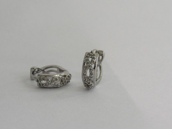 Producto - Aros Argollas Huggies Líneas de Cubics