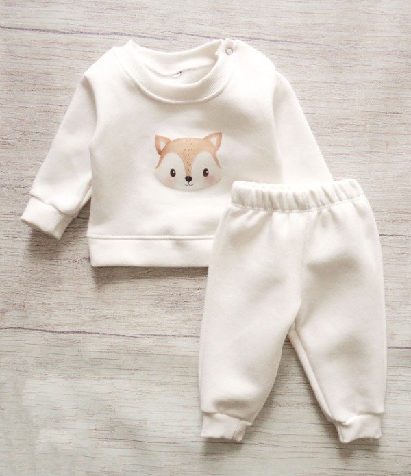 Producto - ARTICULO 810 -C- MINI CONJUNTOS DE JOGGING FRISADOS ESTAMPA ZORRITO