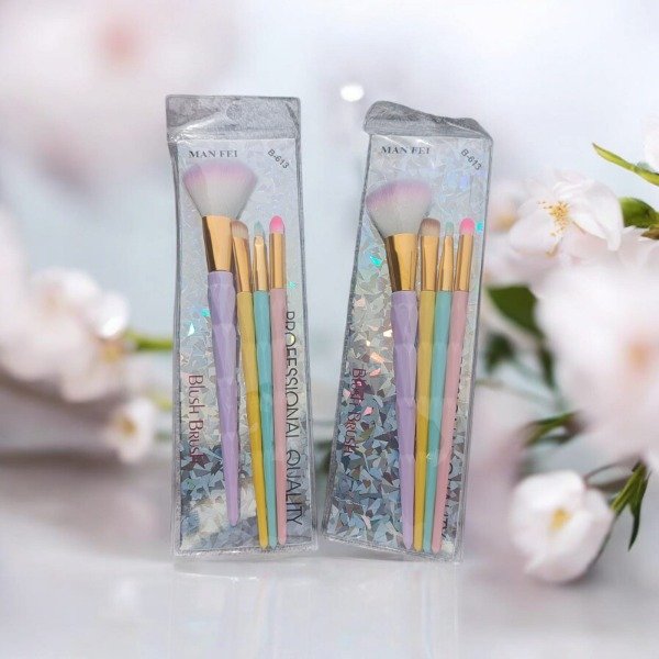 Producto - Set de Brochas de Maquillaje Pastel Man Fei