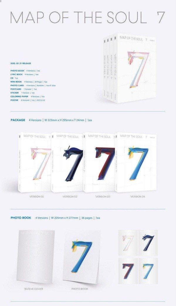 Producto - BTS Map Of The Seoul: 7 RANDOM VER