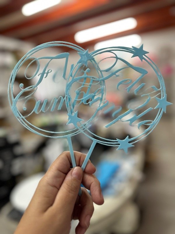 Producto - TP ACRÍLICO F.C. CELESTE