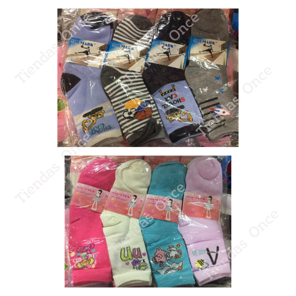 Producto - Medias 3/4 para niños - Por 24 pares