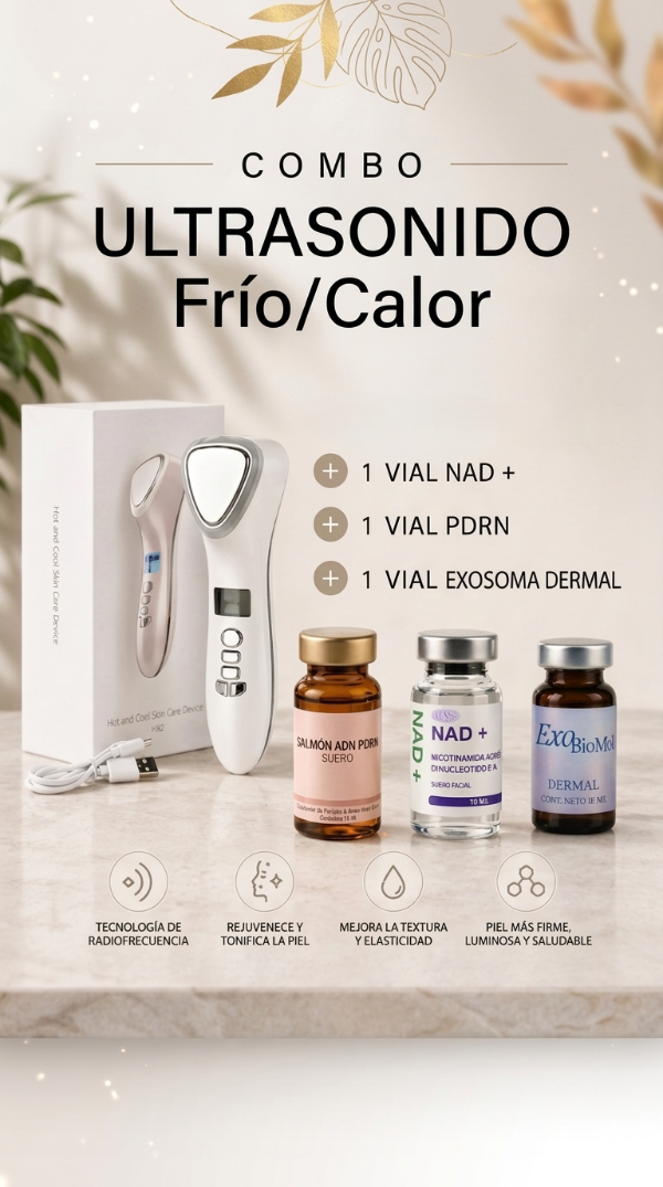 Producto - Ultrasonido Frío/Calor + NAD + Exosoma + PDRN
