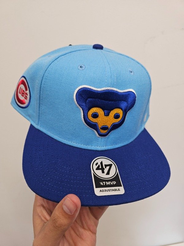 Chicago Cubs Cooperstown Sure Shot '47 Brand Snapback