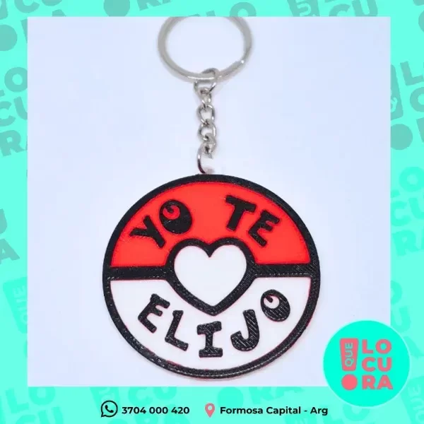 Producto - Llavero "Yo te elijo"