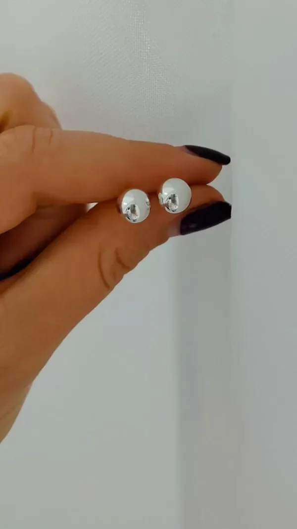 Producto - Aros bolitas  (tamaño 7mm)