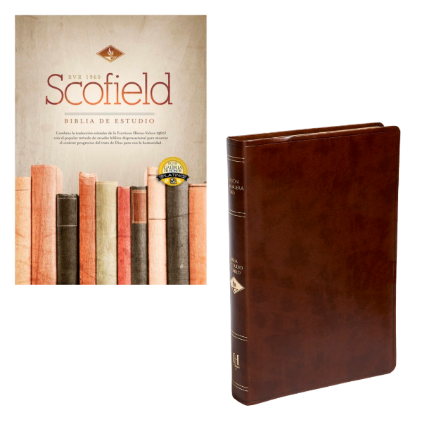 Producto - Biblia de Estudio Scofield Reina Valera 1960 Imitación Piel Marrón