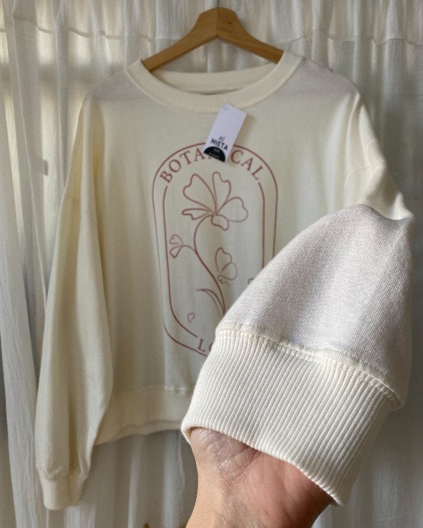 Producto - Buzo Rústico Botanic Crema - 5