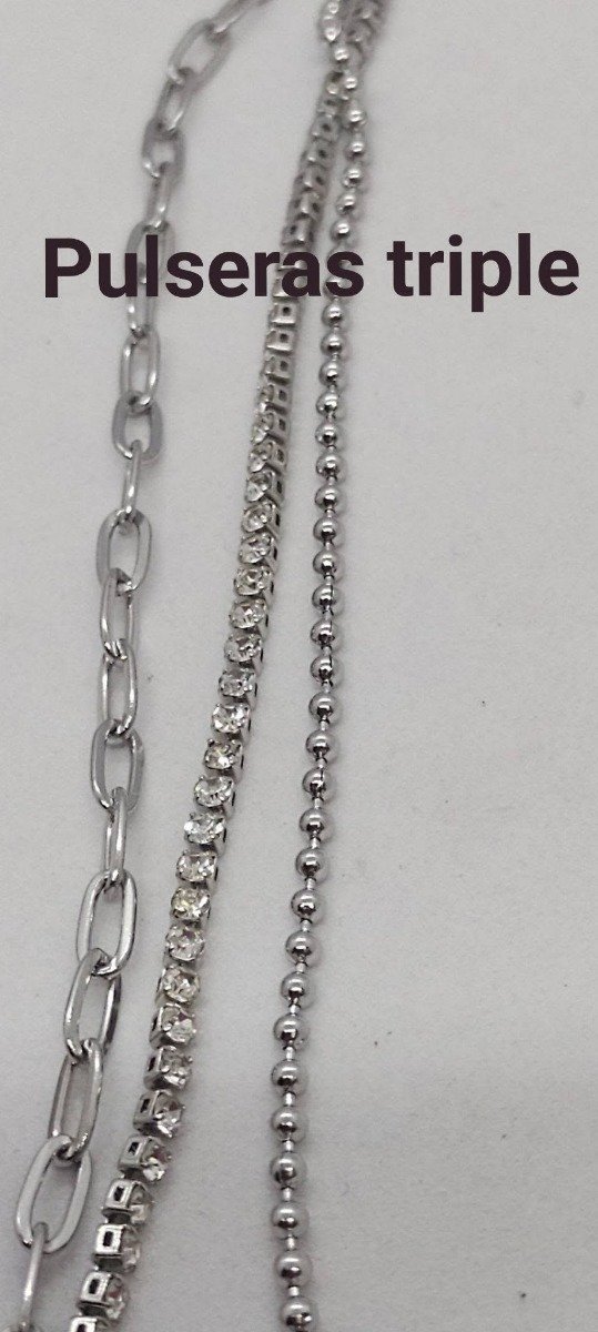 Producto - Pulsera triple con strass
