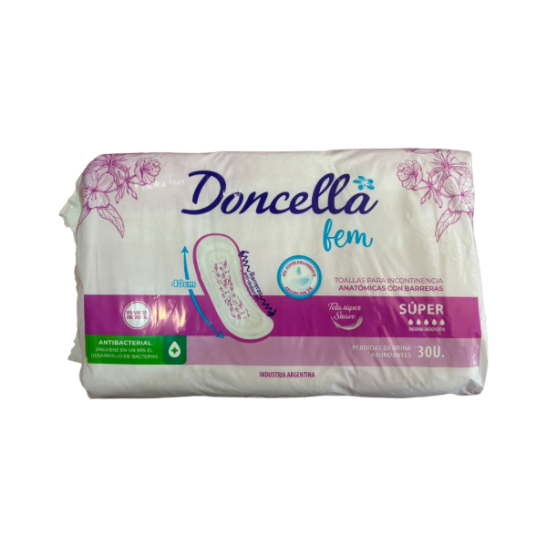 Producto - Doncella Toalla Incontinencia Super x 30