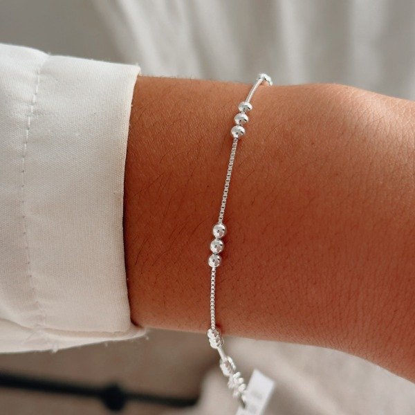 Producto - Pulsera Bolas Tumbes Josefina Plata 925