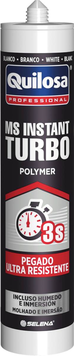 Producto - Adhesivo y Sellador MS - Instant Turbo Blanco 300ml - Quilosa