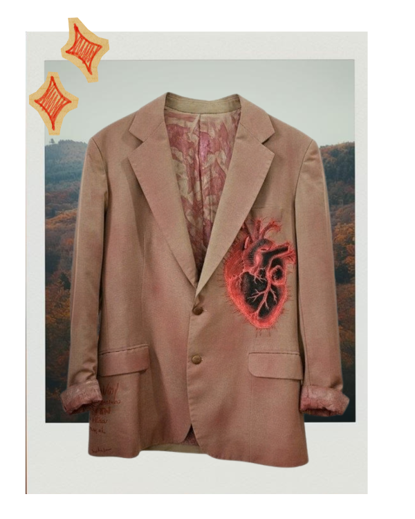 Producto - Saco sastrero camel corazón