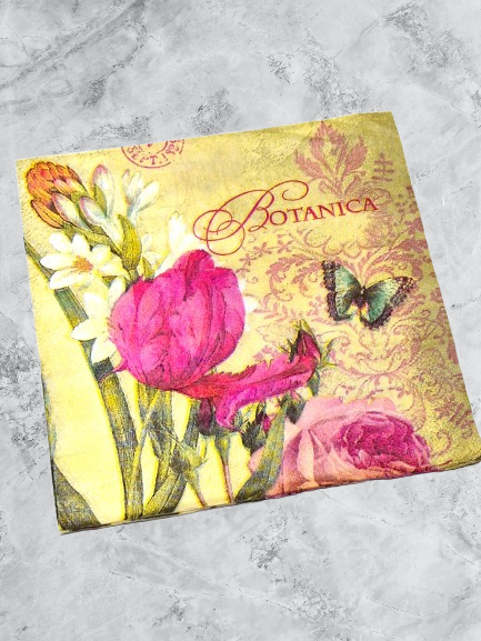 Producto - Servilletas de papel para Decoupage "Botánica"