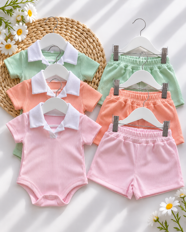 Producto - CONJUNTO MAGUI (BODY CHOMBA + SHORT)