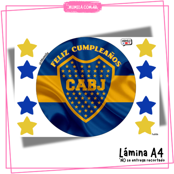 Producto - Lamina comestible Boca EN STOCK