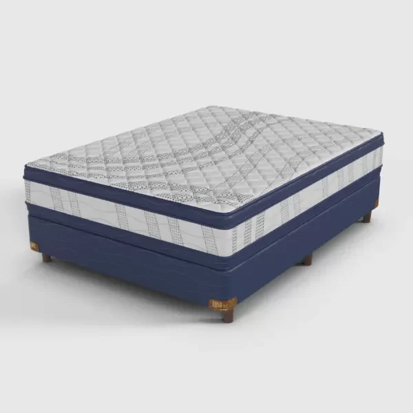 Producto - Conjunto de Espuma  Zafiro 32cm Con Pillow - Queen