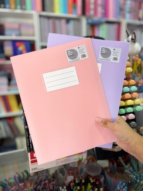 Producto - Carpeta c/ 40 folios A4 - pasteles