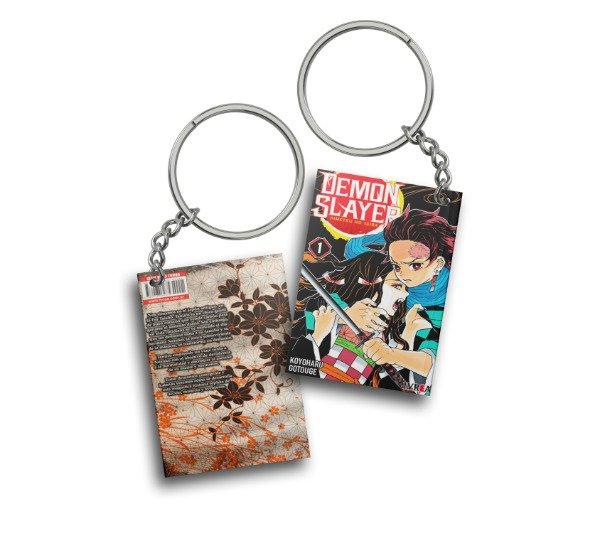 Producto - Llavero Manga Demon Slayer Kimetsu Tomo 1 All Blue Otorii