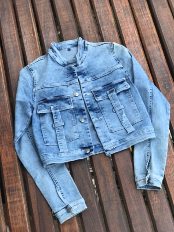 Producto - Campera Jean Celeste