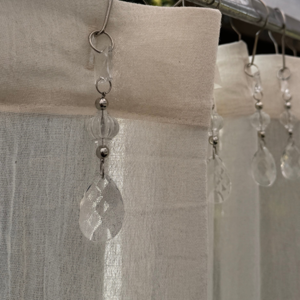 Producto - Ganchos de Cortina x 12 unidades - Cristal